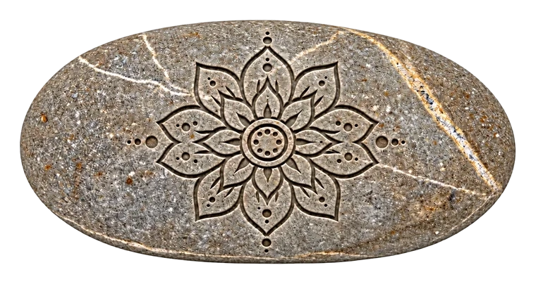 Engraved stone keepsake